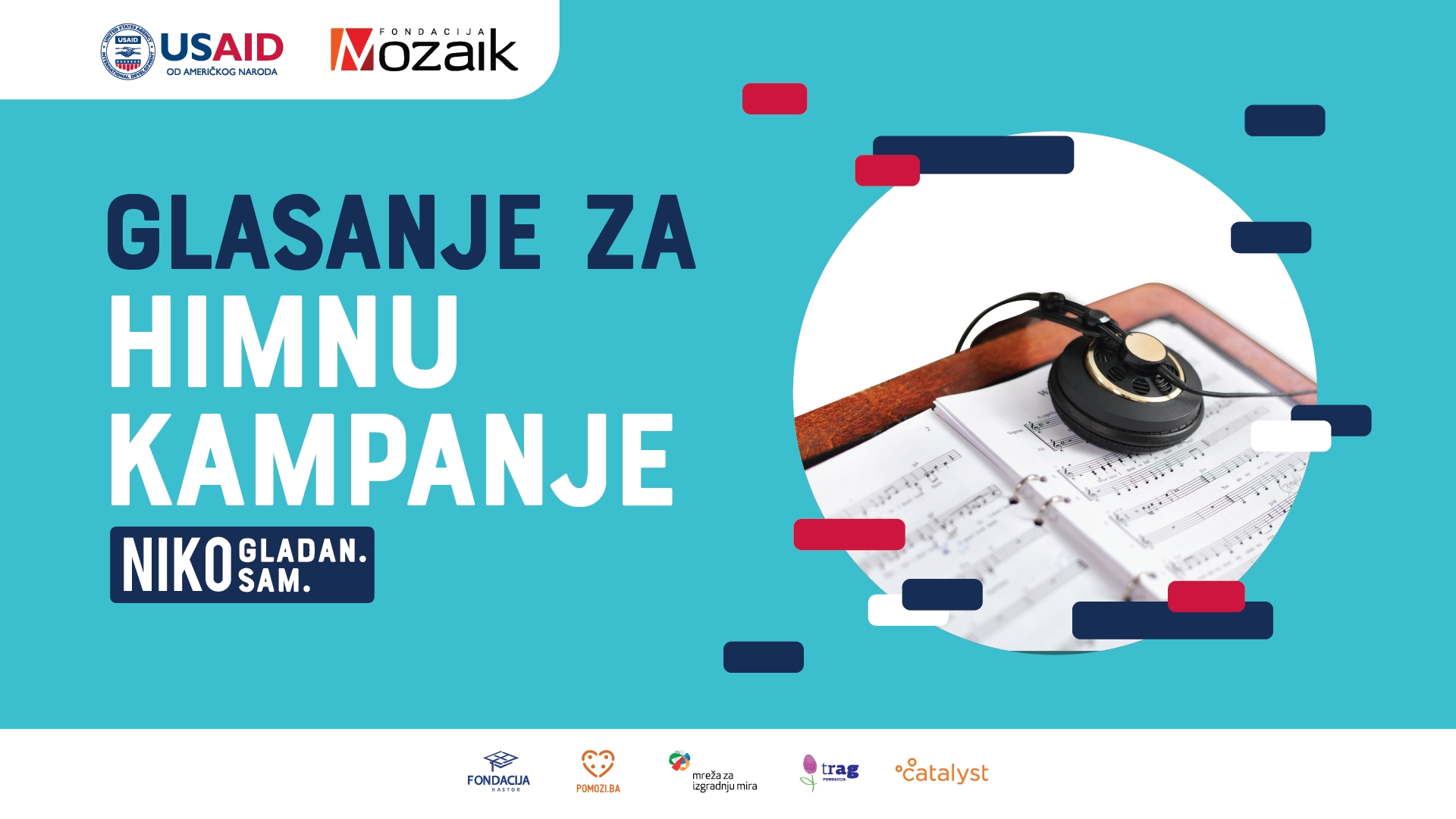 GLASANJE: Biraj himnu kampanje “Niko gladan. Niko sam.” Daj svoj glas najboljima!