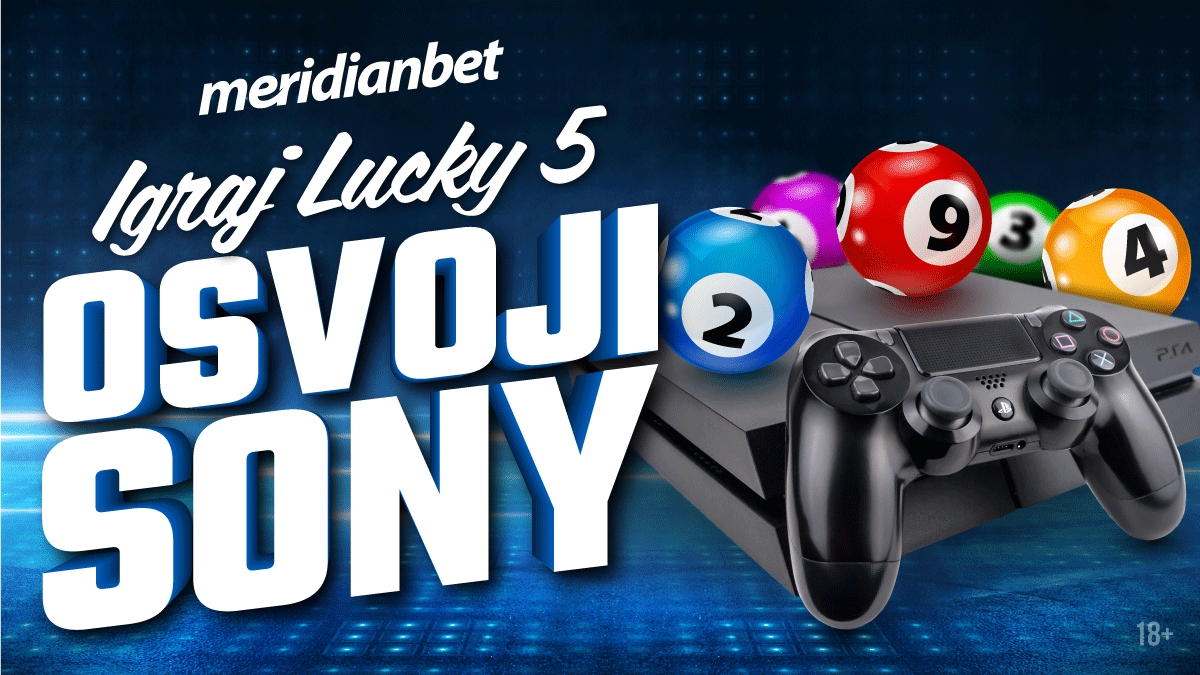 MERIDIANBET: Uz Lucky`s 5 osvoji Sony PS4 i fenomenalne bonuse