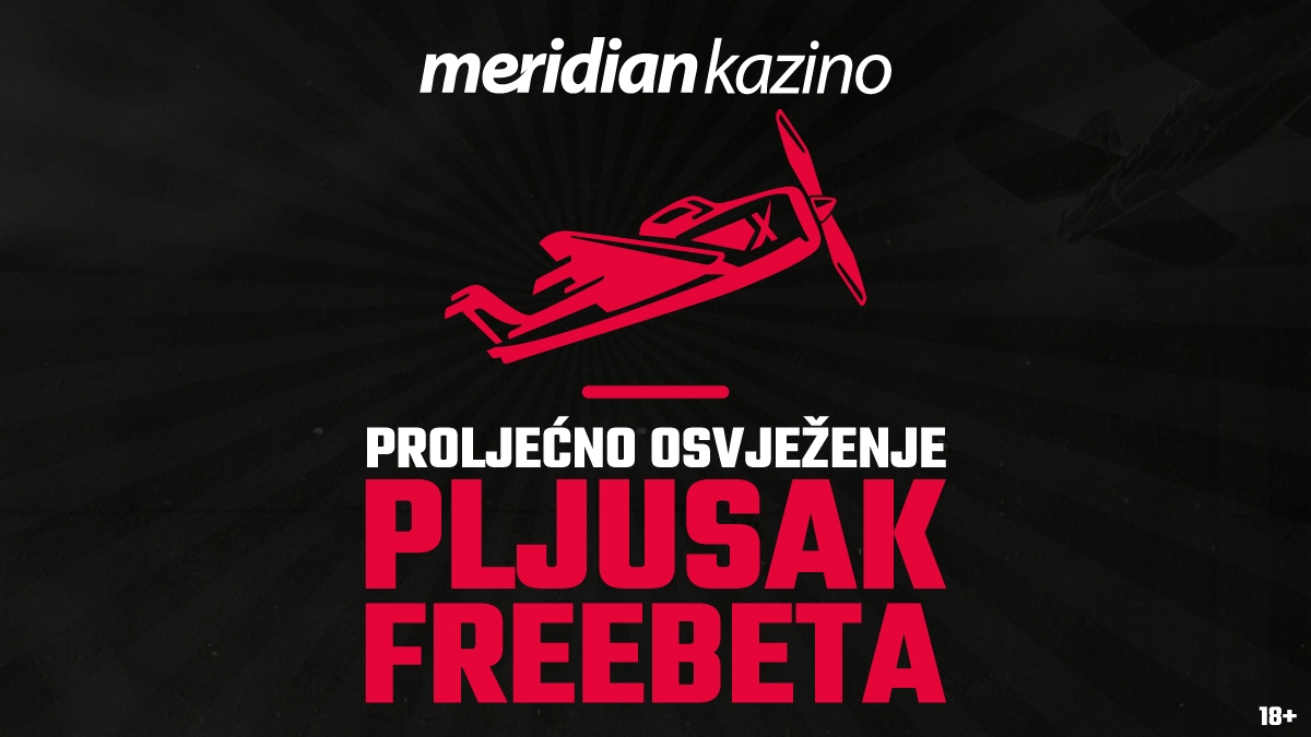 SAMO NA MERIDIAN KAZINU: 10 PUTA DNEVNO BESPLATNI BETOVI NA AVIATORU!