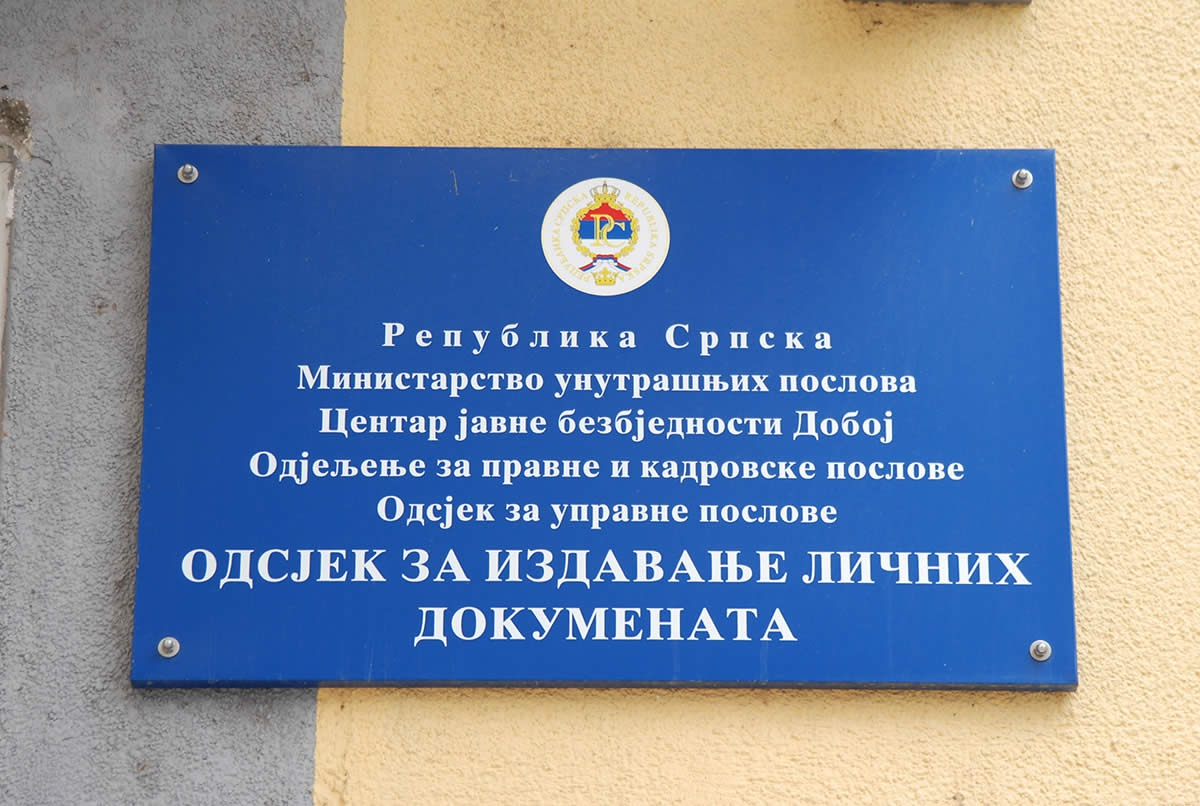 DOBOJ: Lokacija za izdavanje ličnih dokumenata radiće za vikend