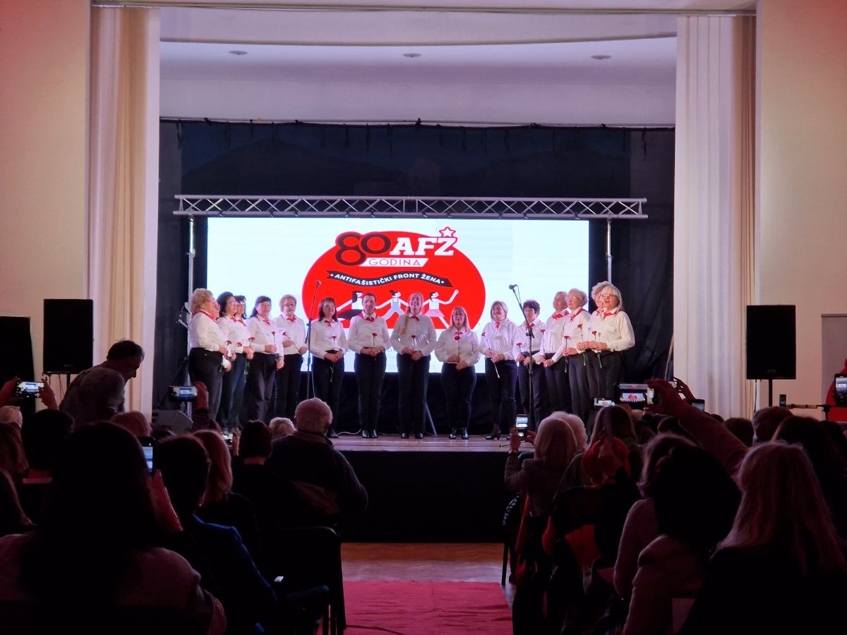 OBILJEŽAVANJE 80-TE GODIŠNJICE ANTIFAŠISTIČKOG FRONTA ŽENA JUGOSLAVIJE