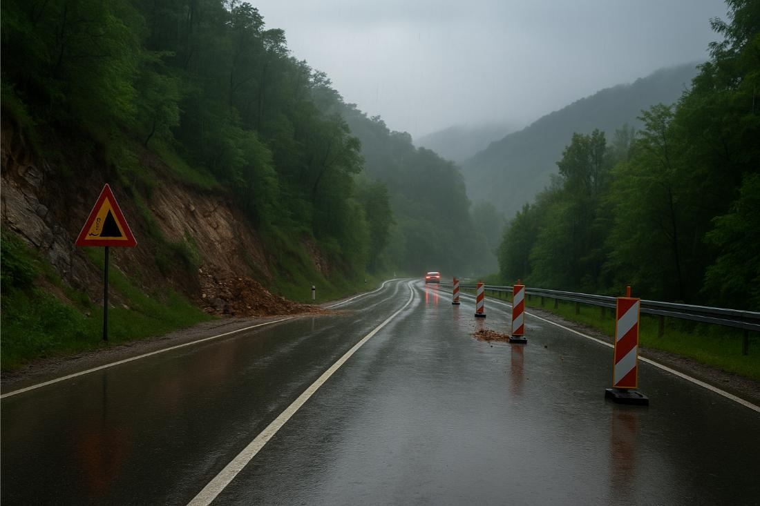 PUTEVI: Saobraćaj se odvija po mokrim i klizavim kolovozima