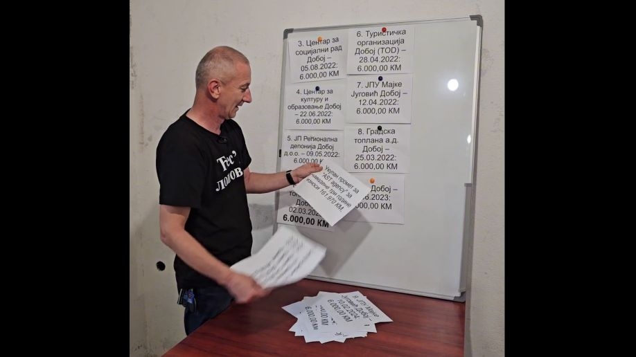 VISOKA KORUPCIJA U DOBOJU: Sistemsko izvlačenje novca iz javnih preduzeća i ustanova pod istragom?