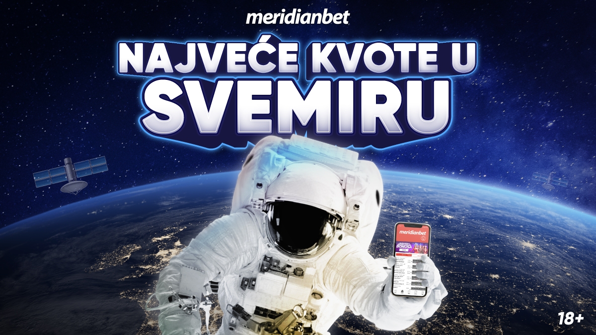 Meridianbet: NAJVEĆE KVOTE U SVEMIRU! Atalanta 1.85, Bešiktaš 1.90, Roma 1.75!
