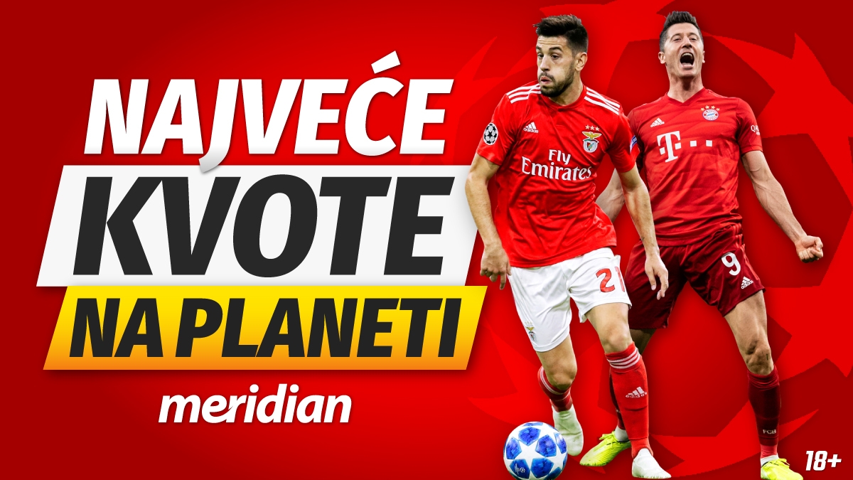 Kladionica Meridian: Najveće kvote na planeti za Ligu šampiona - SEVILLA 1.70, MAN. UTD 2.40!