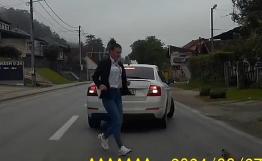 DOBOJ: Djevojka spasila psa na ulici u Barama (VIDEO)