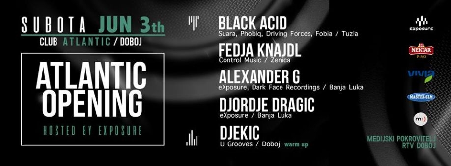 Poklanjamo karte za eXposure party u klubu “Atlantic”