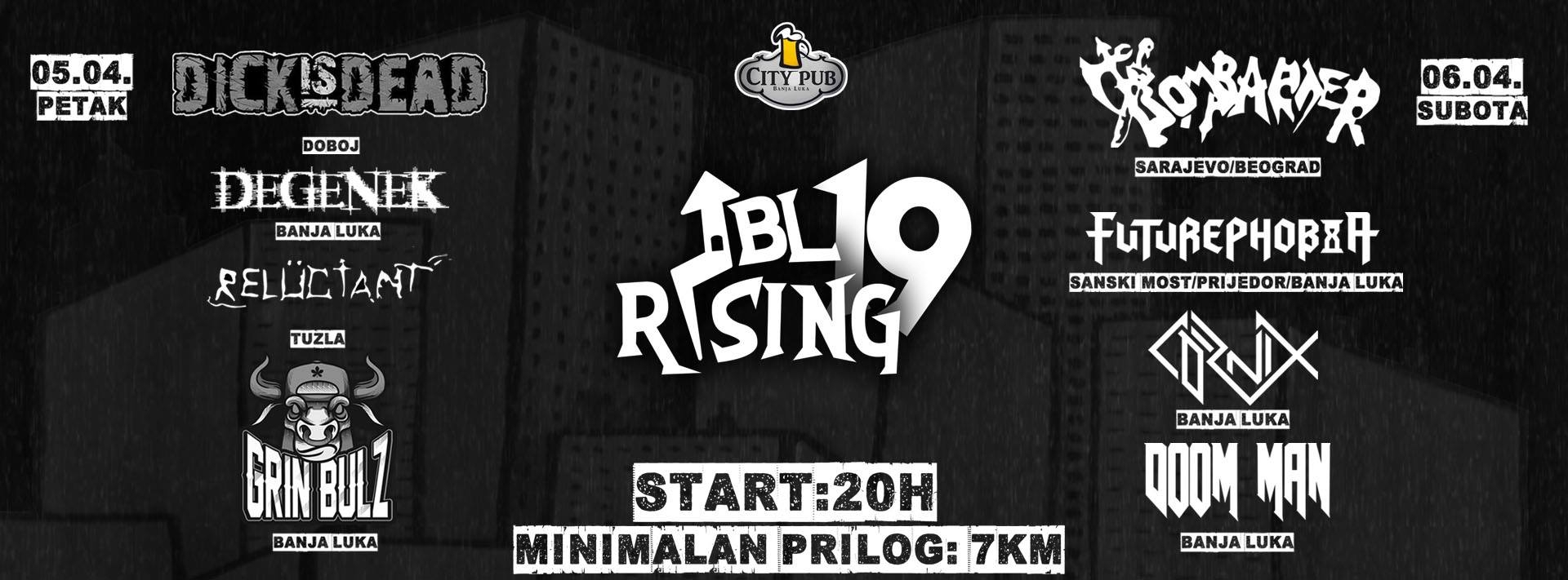 Poznata imena bendova koji će nastupiti na BL Rising-u 19
