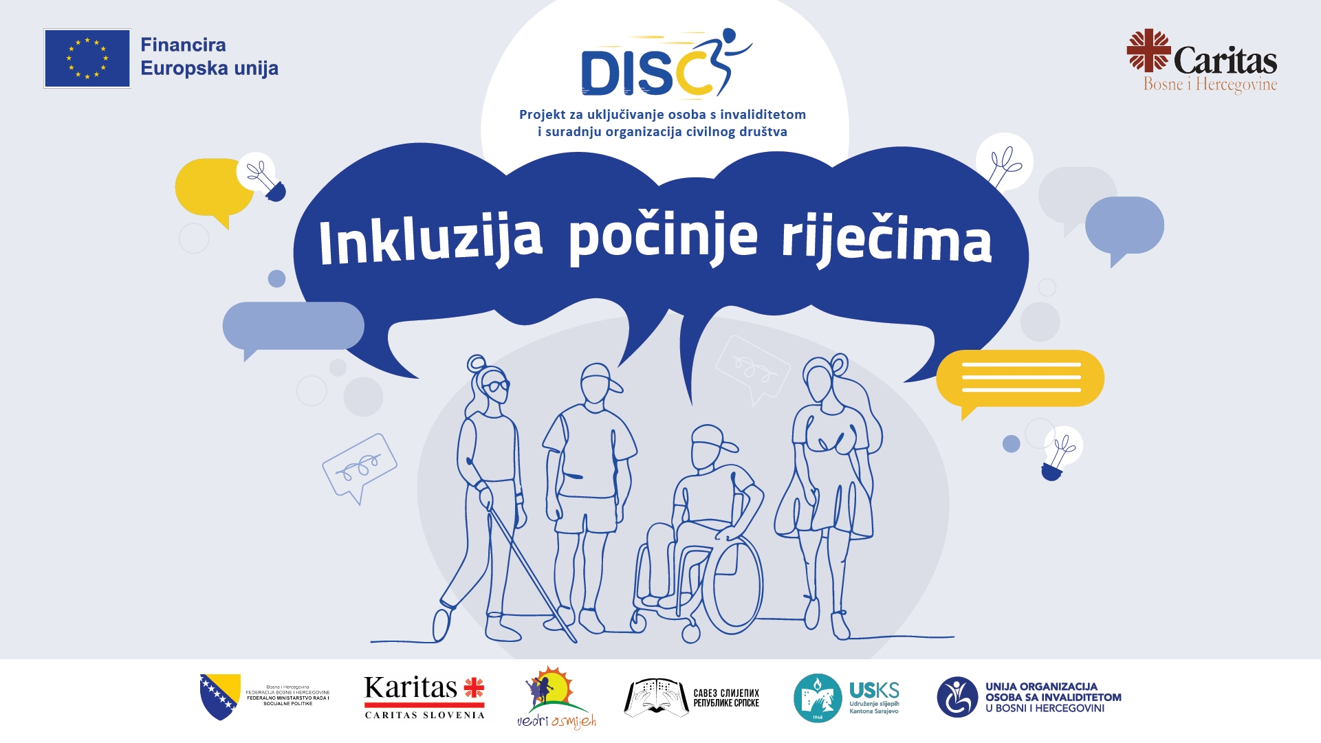 DOBOJSKI INFO NAJAVLJUJE: Početak kampanje „Inkluzija počinje riječima“