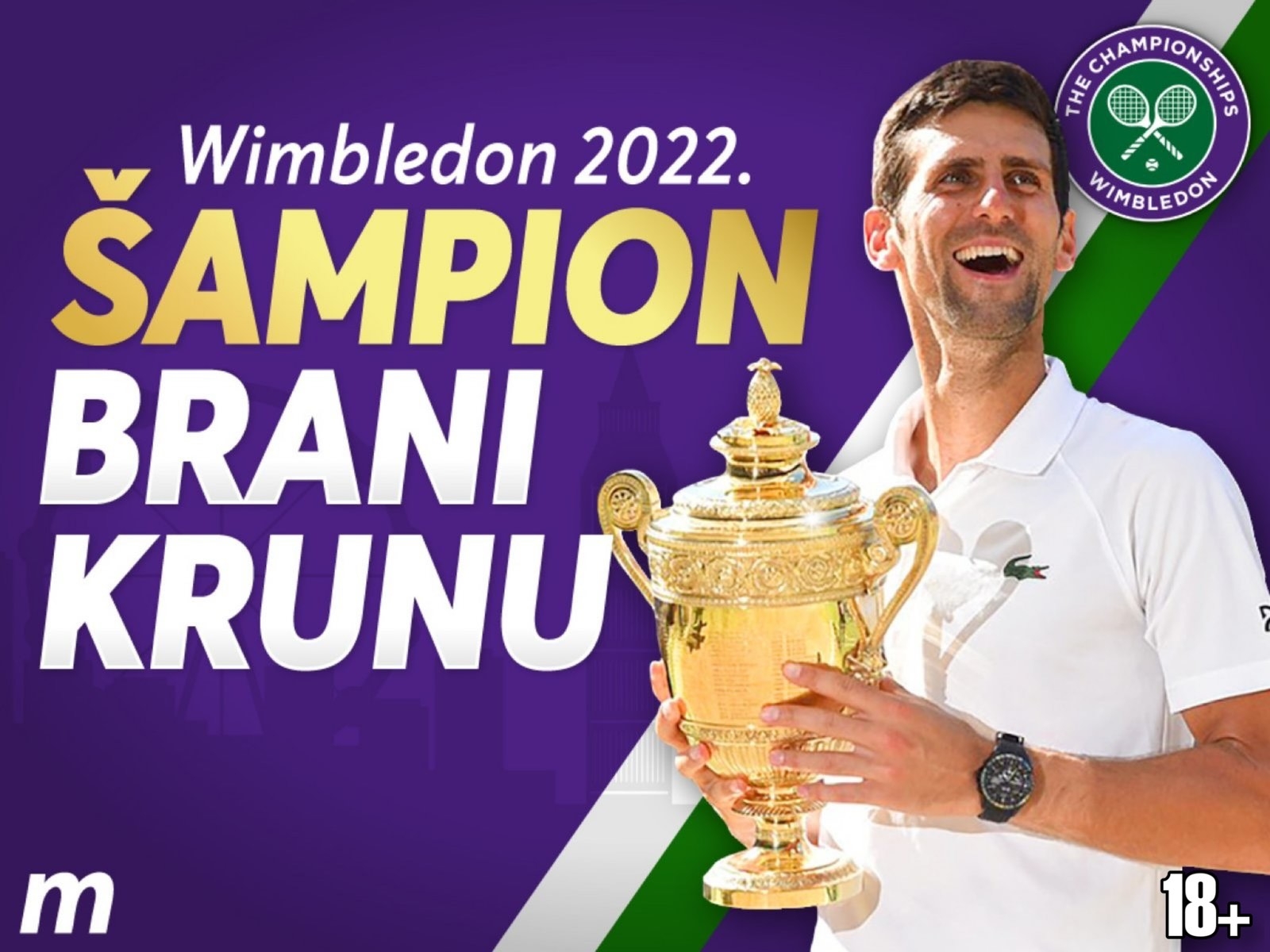 ĐOKOVIĆ KORAČA KA NOVOJ TITULI: Holanđanin lak zalogaj, kvota na Noleta nikad bolja!