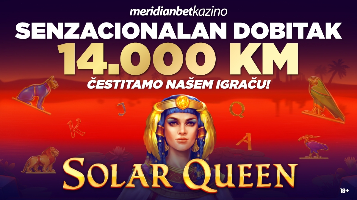 Senzacionalan dobitak srećnog Mostarca! Samo na Meridian online kazinu!