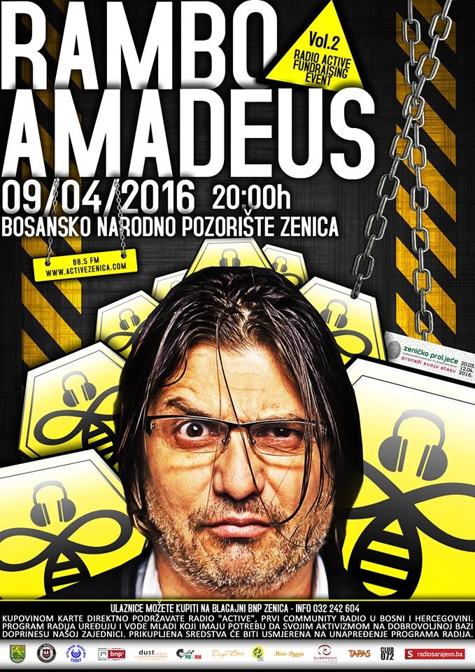 KAMPANJA RADIJA ACTIVE: Rambo Amadeus & Five Winettous sextet u Zenici