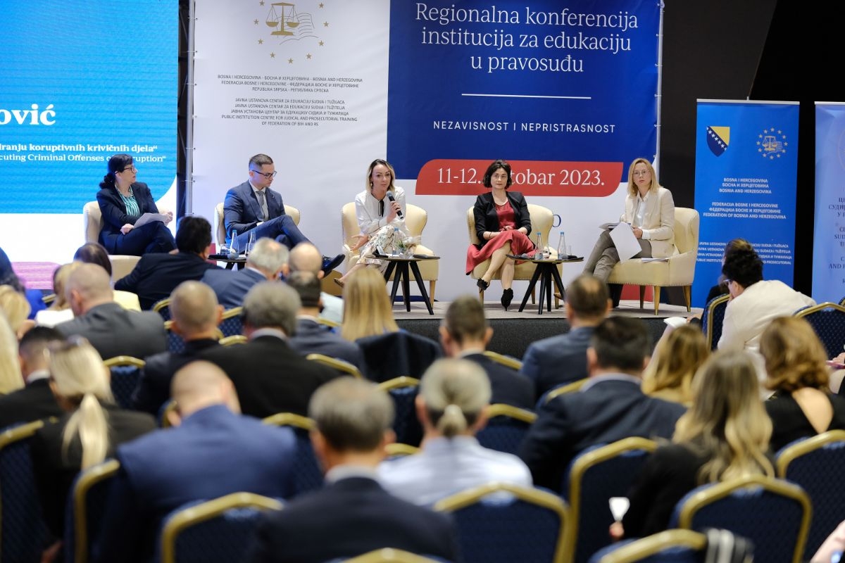 U Sarajevu održana Regionalna konferencija institucija za edukaciju u pravosuđu - nezavisnost i nepristrasnost