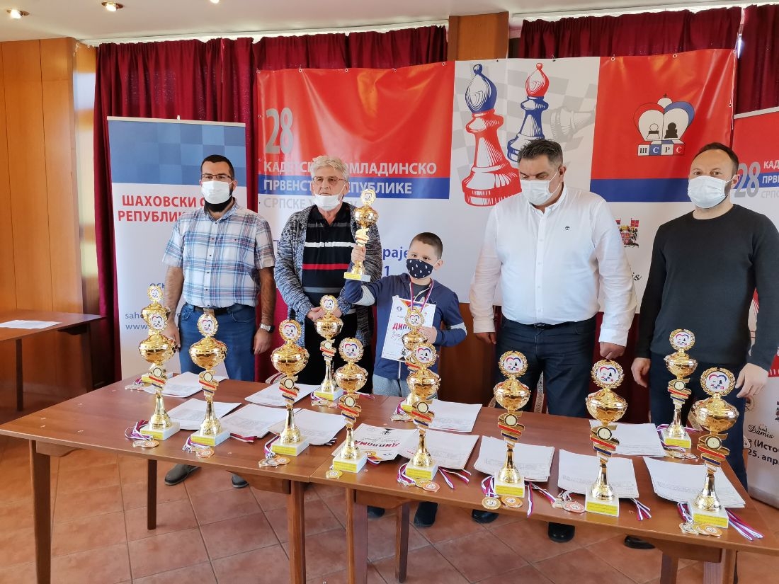 DOBOJ: Đorđe Lukić trostruki kadetski šampion Republike Srpske u šahu
