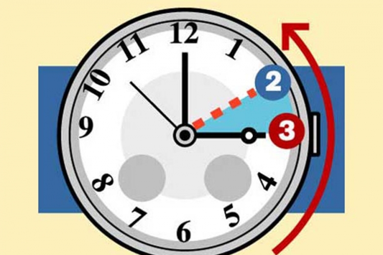 Ne zaboraviti kazaljke pomjeriti jedan čas unazad