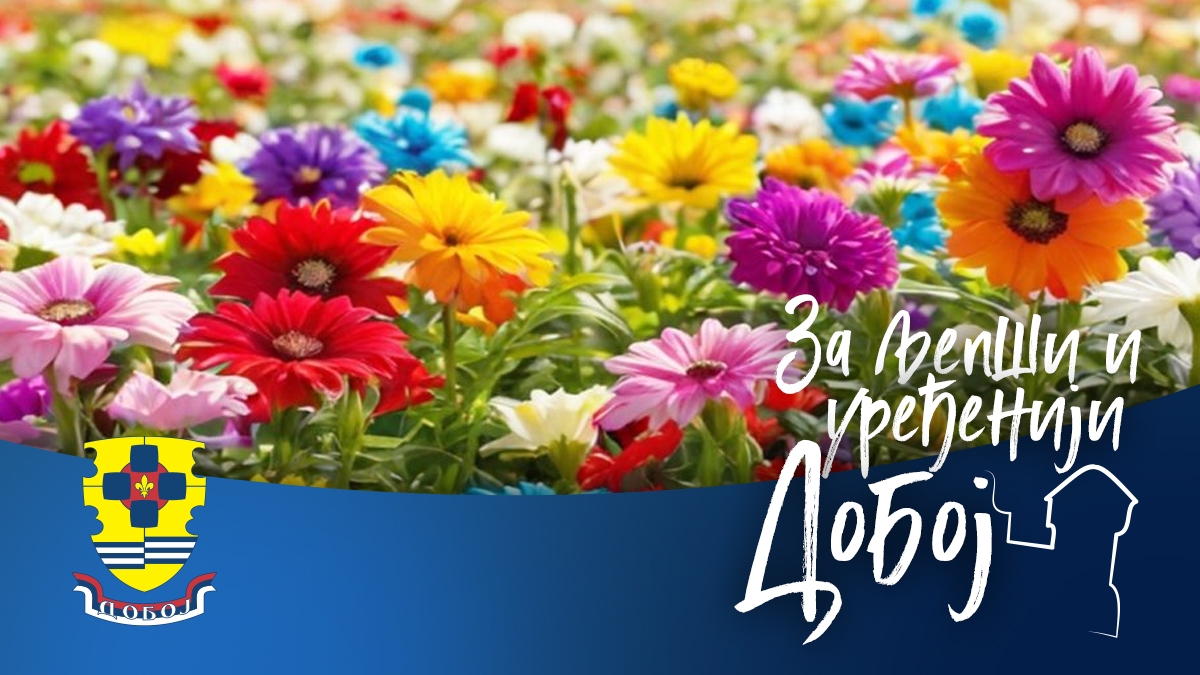 Poziv ZEV-ovima: Grad Doboj donira sezonsko cvijeće za uređenje zajedničkih površina