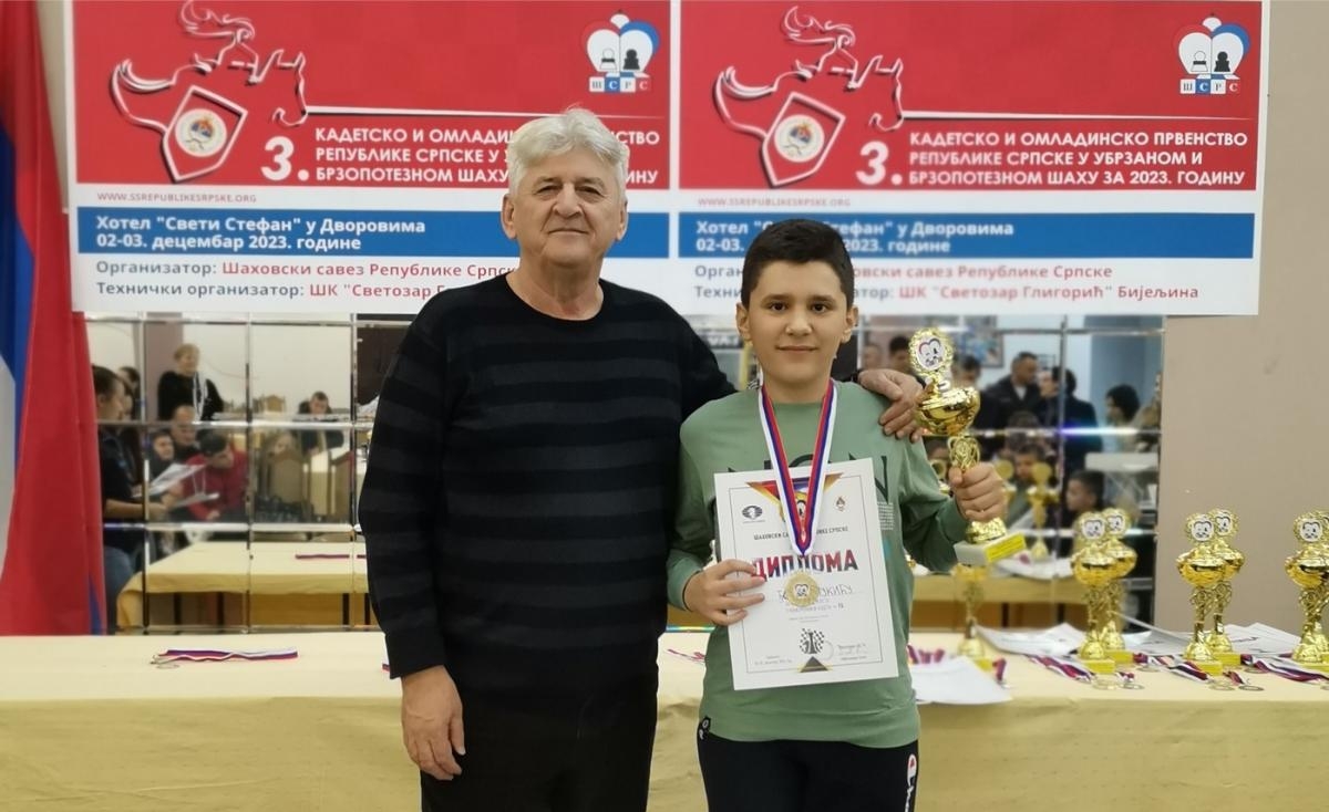 DOBOJ: Đorđe Lukić novi šampion Republike Srpske u ubrzanom šahu