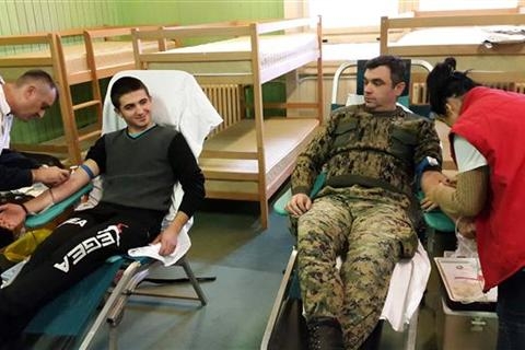 DOBOJ: Zajednička akcija davanja krvi