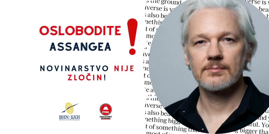 Novinari u Bosni i Hercegovini ujedinjeni u podršci Džulijanu Asanžu